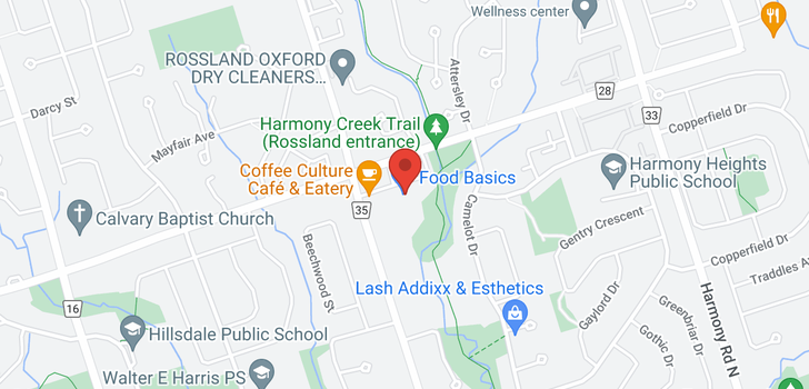 map of 555 ROSSLAND RD E